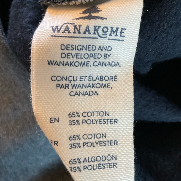 Wanakome Julissa Sweatshirt Navy Blue Womens Size S NWT Cowl High Neck - Picture 12 of 13